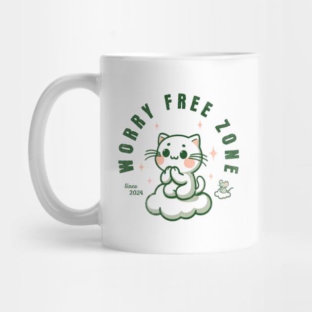 Worry Free Cat by AriseShineShop